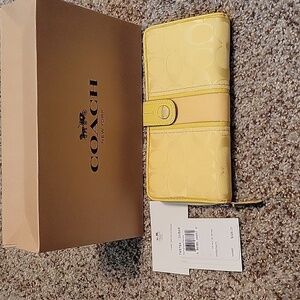 Brand new with tags and box Coach wallet